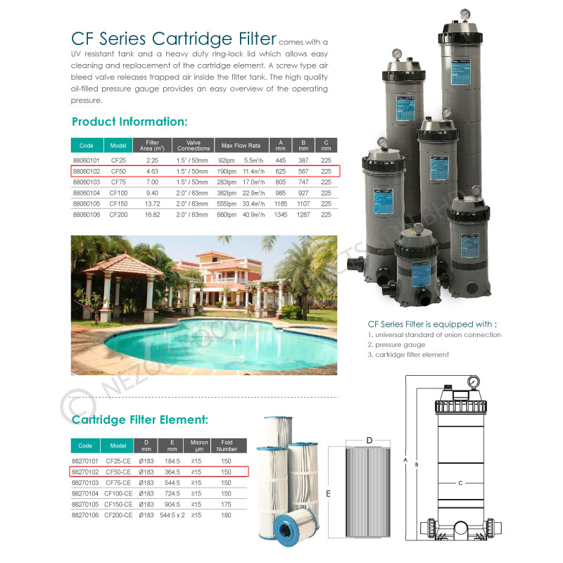 EMAUX Swimming Pool Pump with Filter Combo Set - Image 3