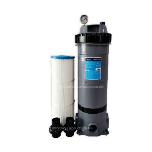 EMAUX CF75 75ft2 Cartridge Filter with 1.5″ union sets