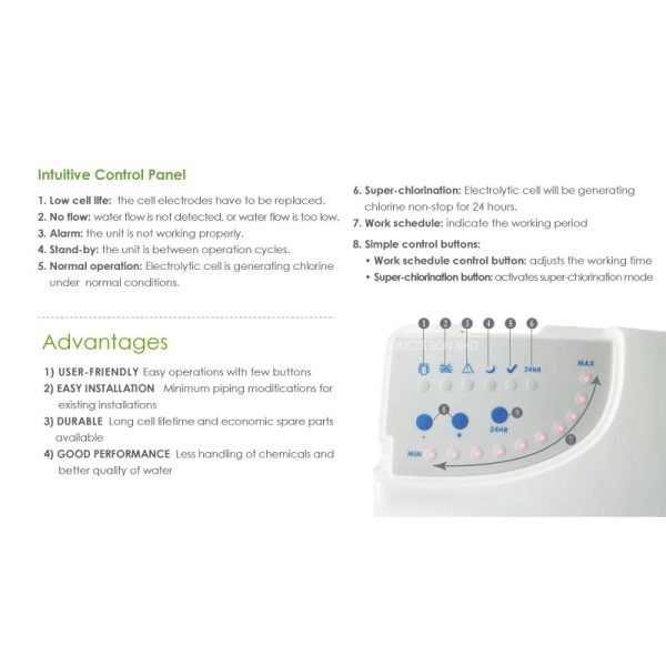 EMAUX SSCMINI SALT CHLORINATOR - Image 3
