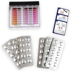 PENTAIR RAINBOW FREE CHLORINE & pH ANALYZER 2 IN 1 TEST KIT TABLET