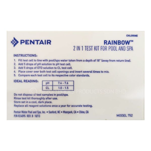 PENTAIR 2 IN 1 TEST KIT #752 - Image 2
