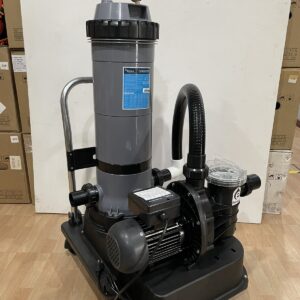 Portable Swimming Pool Vacuum Trolley Set Ready Installed With Pump And Cartridge Filter